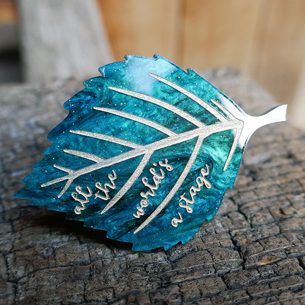 As You Like It Leaf Brooch (All the World's a Stage) - Image 4
