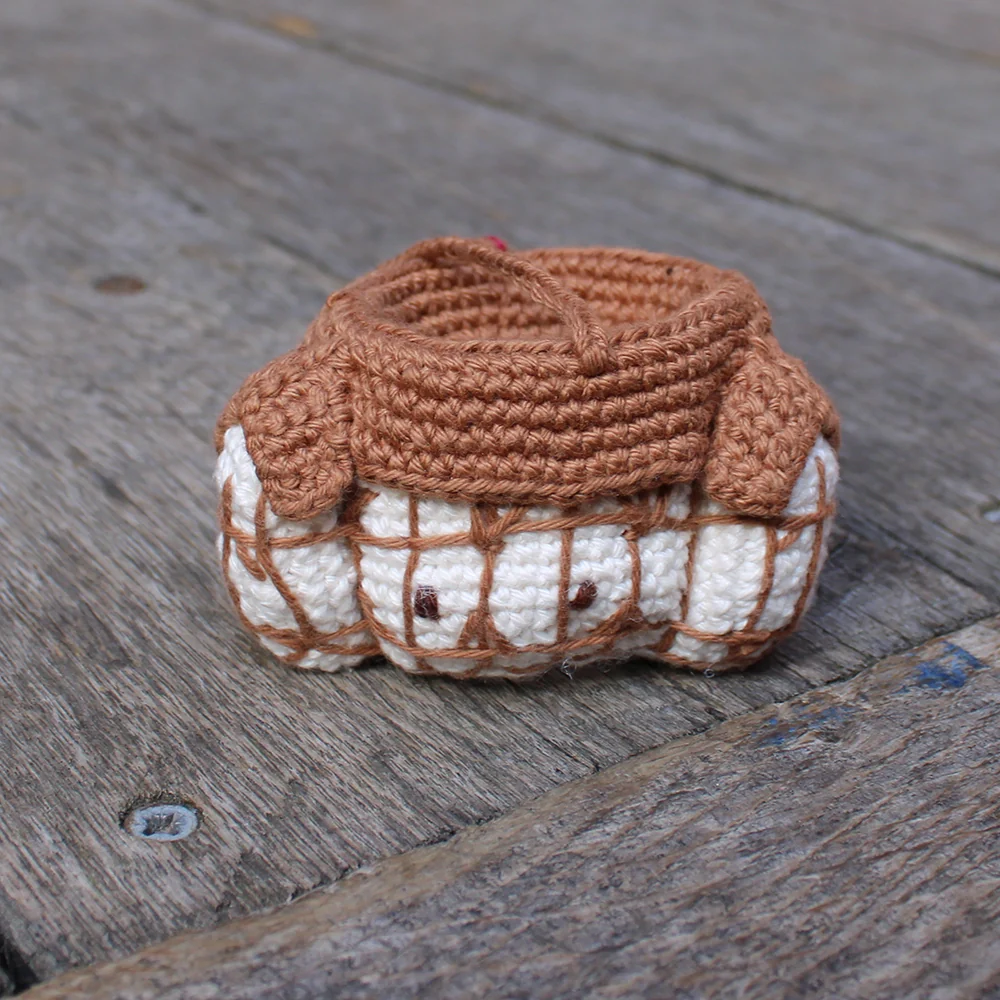Fair Trade Crocheted Globe Theatre Decoration - Image 3