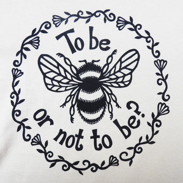 Hamlet Fitted T-Shirt (To Bee or Not to Bee) - Image 3