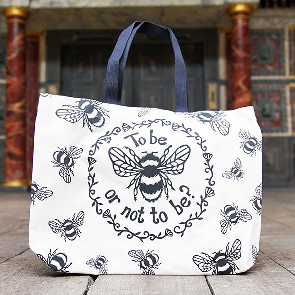 Hamlet Tote Bag (To Bee or Not to Bee) - Image 3