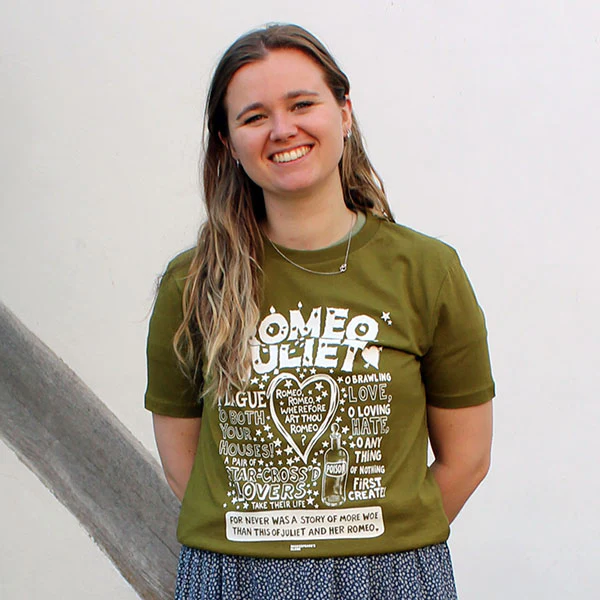 Romeo & Juliet Organic T-shirt (Quotes) - Image 2