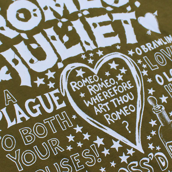Romeo & Juliet Organic T-shirt (Quotes) - Image 6