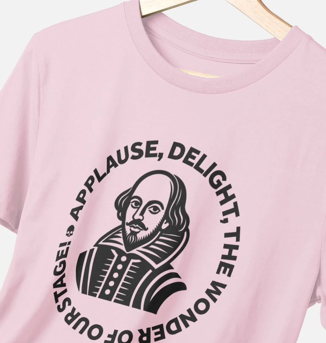 Shakespeare Organic T-shirt (Applause, Delight) - Image 5