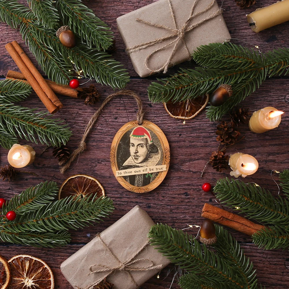Shakespeare Wooden Decoration (To Thine Own Elf be True) - Image 4