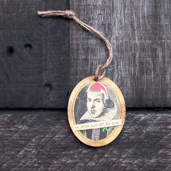 Shakespeare Wooden Decoration (To Thine Own Elf be True) - Image 6