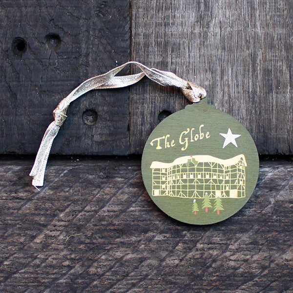 Shakespeare's Globe Wooden Decoration (Olive) - Image 3