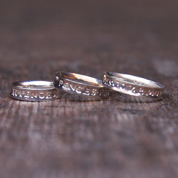 Silver Rose Posey Ring - Image 5