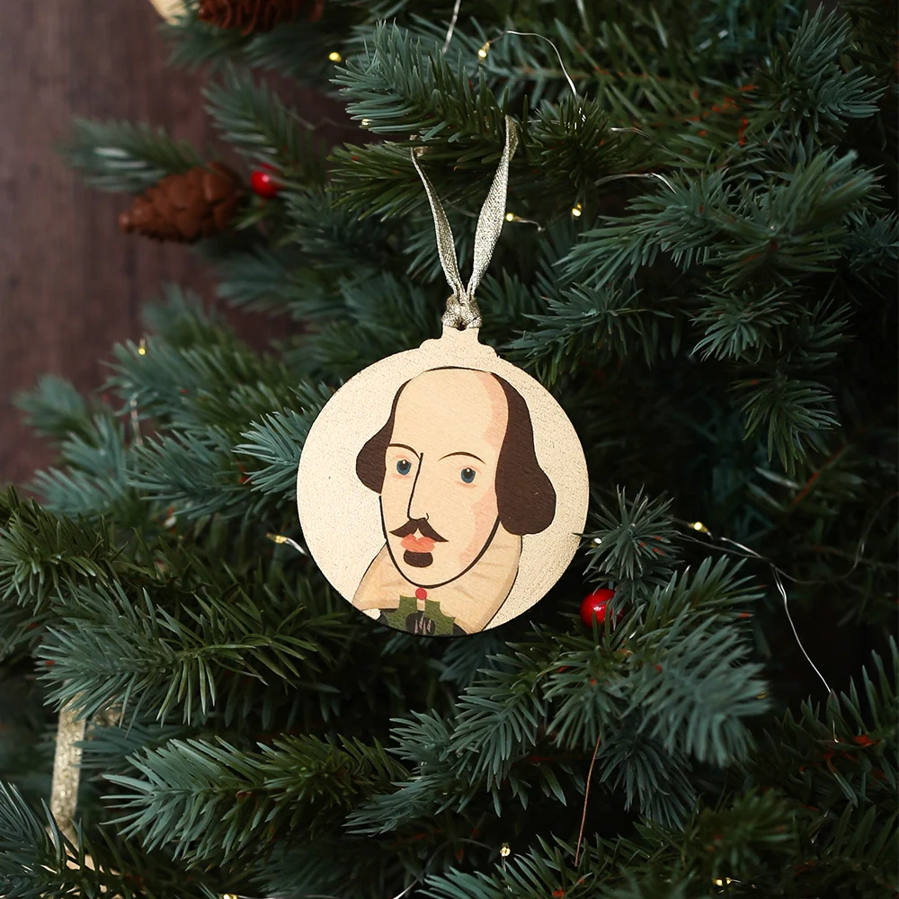 Golden Shakespeare Decoration - Image 4